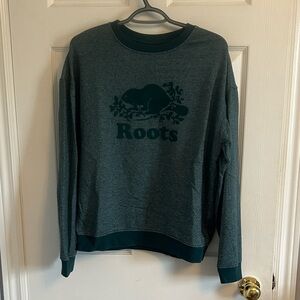 Roots Dark Teal Pullover